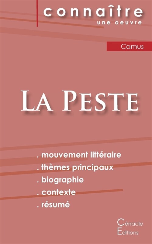 Fiche de lecture La Peste de Camus (Analyse litt?aire de r??ence et r?um?complet) (Paperback)