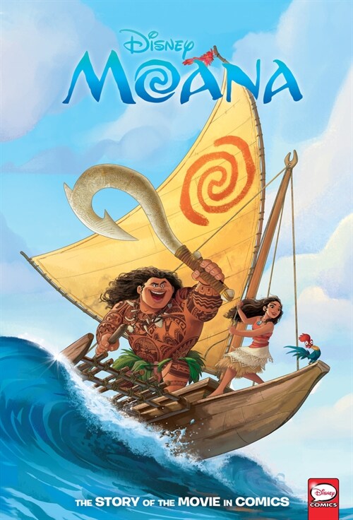 Disney Moana: The Story of the Movie in Comics (Hardcover)