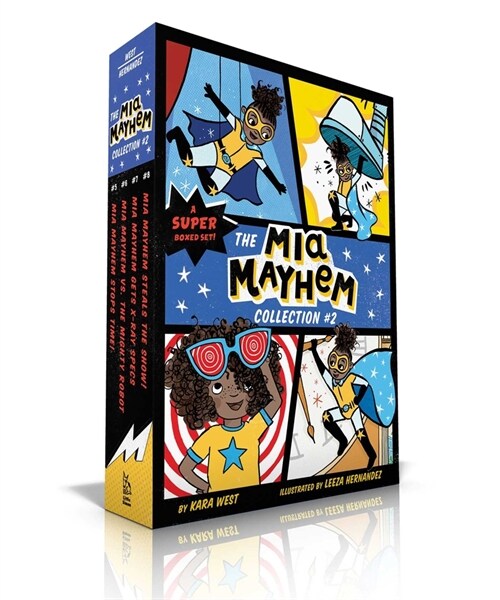 The MIA Mayhem Collection #2 (Boxed Set): MIA Mayhem Stops Time!; MIA Mayhem vs. the Mighty Robot; MIA Mayhem Gets X-Ray Specs; MIA Mayhem Steals the (Paperback, Boxed Set)