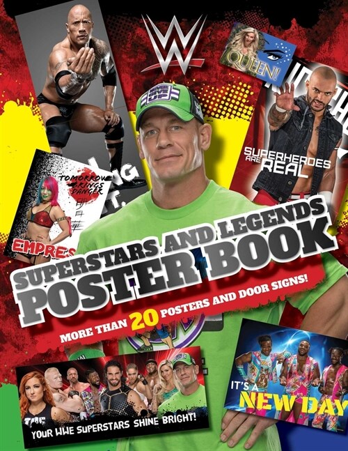 Wwe Superstars and Legends Poster Book (Paperback)