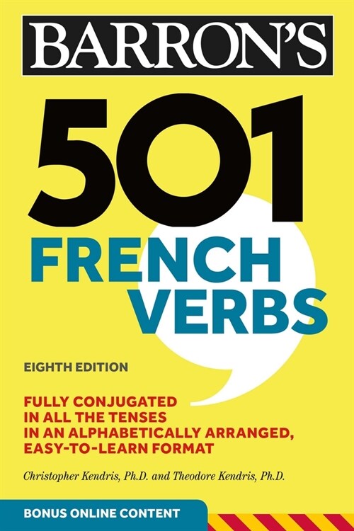 501 French Verbs, Eighth Edition (Paperback)