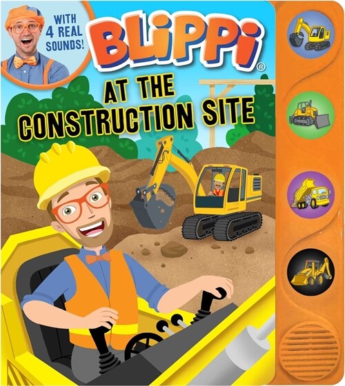 Blippi: At the Construction Site (Board Books)