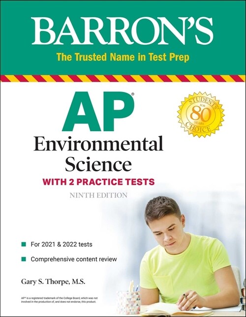 AP Environmental Science: With 2 Practice Tests (Paperback, 9)
