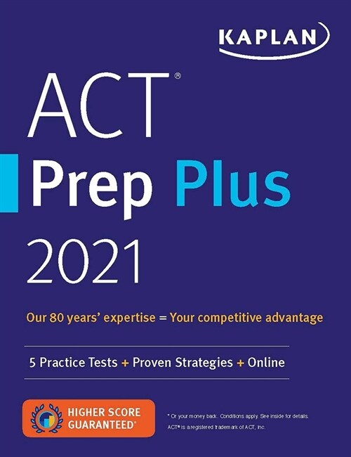 ACT Prep Plus 2021: 5 Practice Tests + Proven Strategies + Online (Paperback)