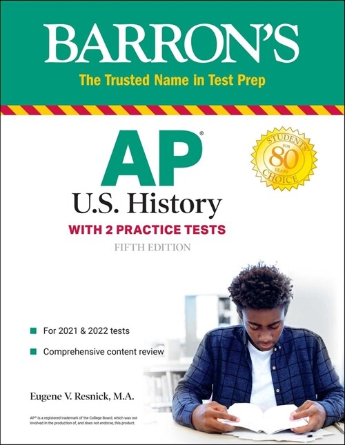 AP Us History: With 2 Practice Tests (Paperback, 5)