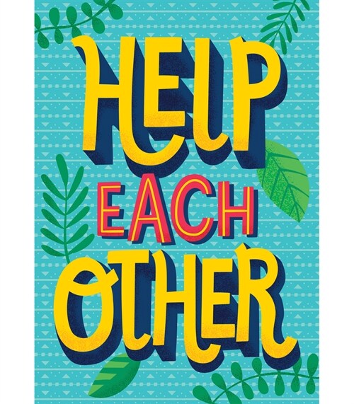 One World Help Each Other Poster (Chart)