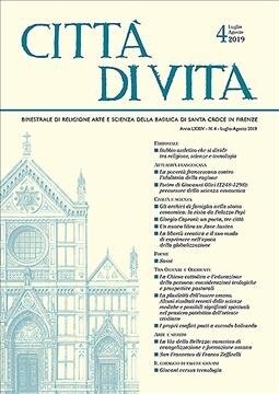 Citt?Di Vita - A. LXXIV, N. 4, Luglio-Agosto 2019: Bimestrale Di Religione Arte E Scienza Della Basilica Di Santa Croce in Firenze (Paperback)