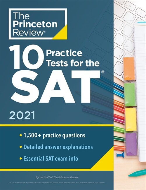 [중고] 10 Practice Tests for the Sat, 2021: Extra Prep to Help Achieve an Excellent Score (Paperback)