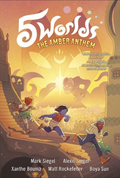 5 Worlds Book 4: The Amber Anthem: (A Graphic Novel) (Library Binding)