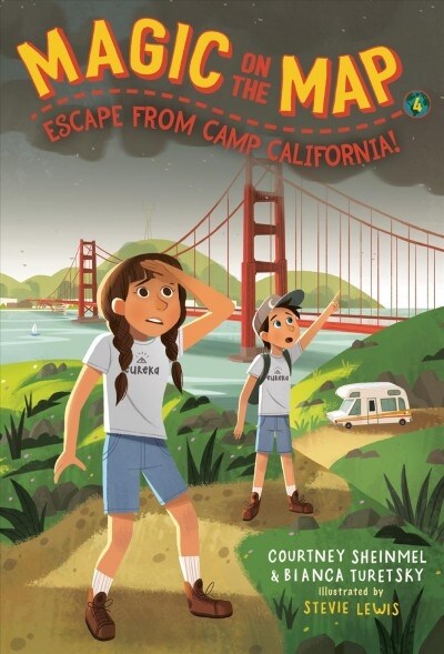 Magic on the Map #4: Escape from Camp California (Library Binding)