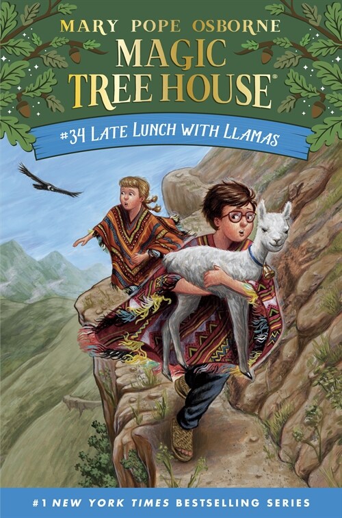 [중고] Magic Tree House #34 : Late Lunch with Llamas (Hardcover)