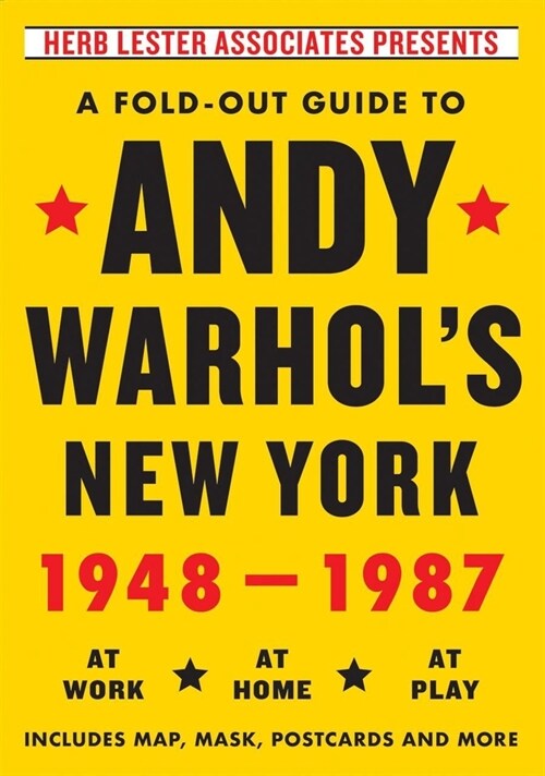 Andy Warhols New York : 1948-1987 (Sheet Map, folded)