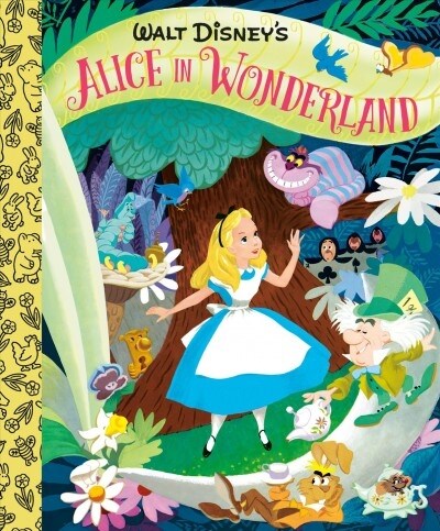 Walt Disneys Alice in Wonderland Little Golden Board Book (Disney Classic) (Board Books)