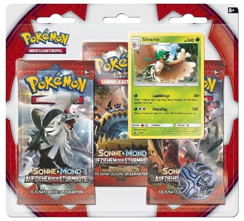 Pokemon, Sonne & Mond 04, 3-Pack Blister (Sammelkartenspiel) (Game)