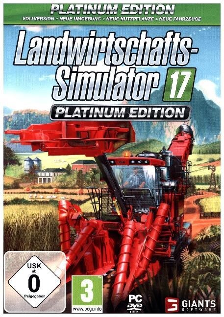 Landwirtschafts-Simulator 17, 1 DVD-ROM (Platinum Edition) (DVD-ROM)