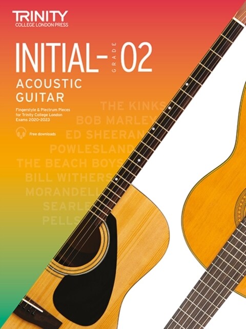 Trinity College London Acoustic Guitar Exam Pieces From 2020: Initial–Grade 2 (Sheet Music)