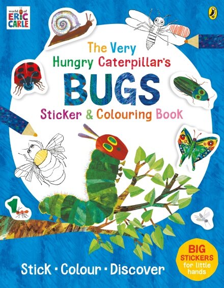 The Very Hungry Caterpillars Bugs Sticker and Colouring Book (Paperback)