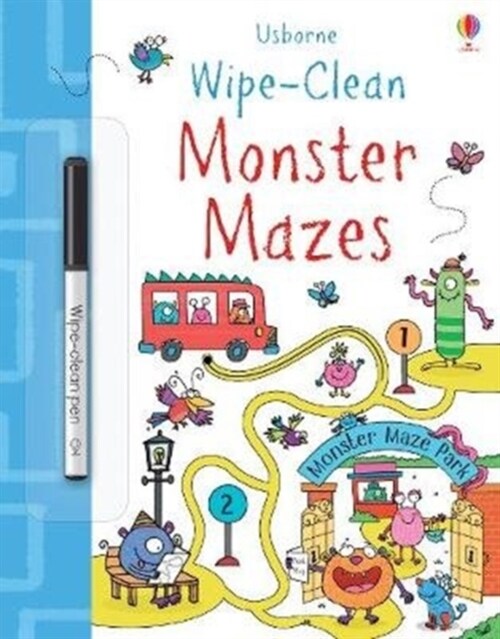 Wipe-Clean Monster Mazes (Paperback)