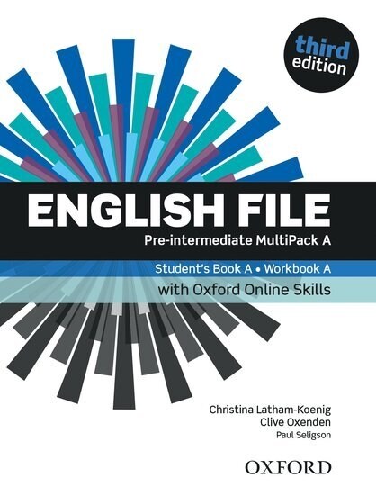English File: Pre-Intermediate: Students Book/Workbook MultiPack A with Oxford Online Skills (Multiple-component retail product, 3 Revised edition)