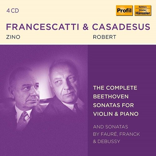 [중고] [수입] 베토벤: 바이올린 소나타 전곡  / 프랑크, 드뷔시, 포레: 바이올린 소나타 [4CD]