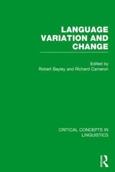 Language Variation and Change (Hardcover)