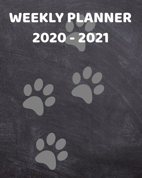 2020-2021 Weekly Planner: 2 Year Weekly & Monthly View Organizer & Agenda with To-Dos - For Dog Lovers (Paperback)