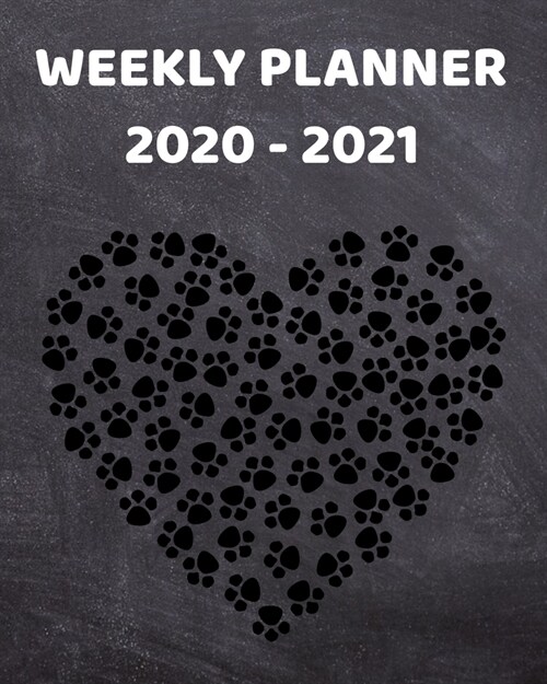 2020-2021 Weekly Planner: 2 Year Weekly & Monthly View Organizer & Agenda with To-Dos - For Dog Lovers (Paperback)