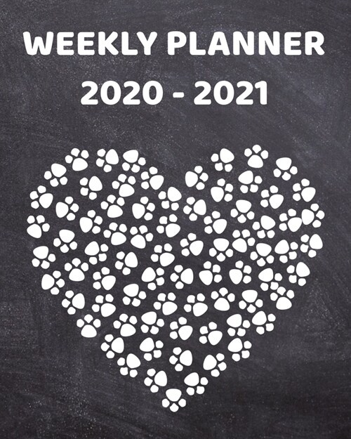 2020-2021 Weekly Planner: 2 Year Weekly & Monthly View Organizer & Agenda with To-Dos - For Dog Lovers (Paperback)