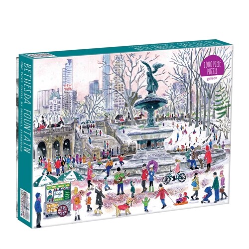 Michael Storrings Bethesda Fountain 1000 Piece Puzzle (Board Games)