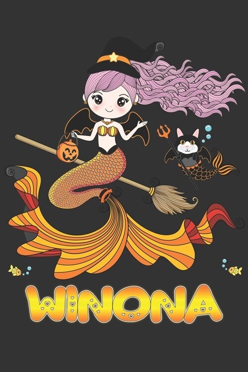 Winona: Winona Halloween Beautiful Mermaid Witch Want To Create An Emotional Moment For Winona?, Show Winona You Care With Thi (Paperback)