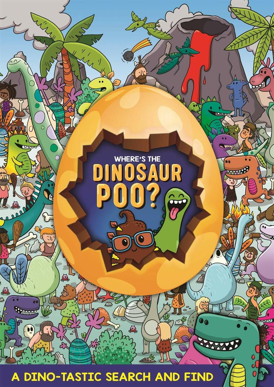 [중고] Where‘s the Dinosaur Poo? Search and Find (Paperback)