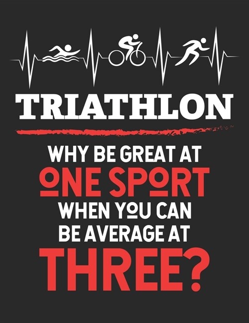 Mein Triathlontagebuch: Trainingstagebuch f? alle Triathleten ♦ Laufen, Schwimmen, Radfahren ♦ Logbuch f? ?er 300 Eintr?e b (Paperback)