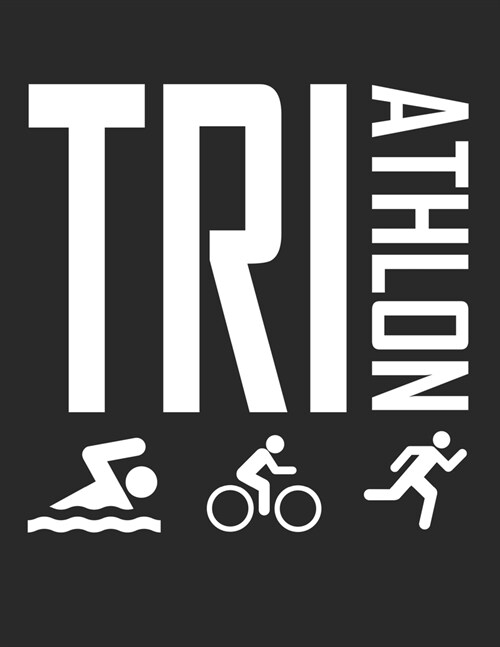 Mein Triathlontagebuch: Trainingstagebuch f? alle Triathleten ♦ Laufen, Schwimmen, Radfahren ♦ Logbuch f? ?er 300 Eintr?e b (Paperback)