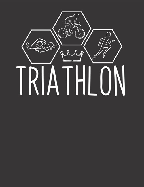 Mein Triathlontagebuch: Trainingstagebuch f? alle Triathleten ♦ Laufen, Schwimmen, Radfahren ♦ Logbuch f? ?er 300 Eintr?e b (Paperback)