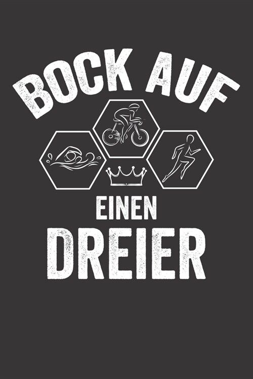 Mein Triathlontagebuch: Trainingstagebuch f? alle Triathleten ♦ Laufen, Schwimmen, Radfahren ♦ Logbuch f? ?er 300 Eintr?e b (Paperback)