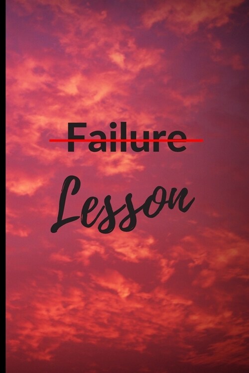 Failure, lesson: Lined Notebook Journal, 120 pages, A5 sized (Paperback)