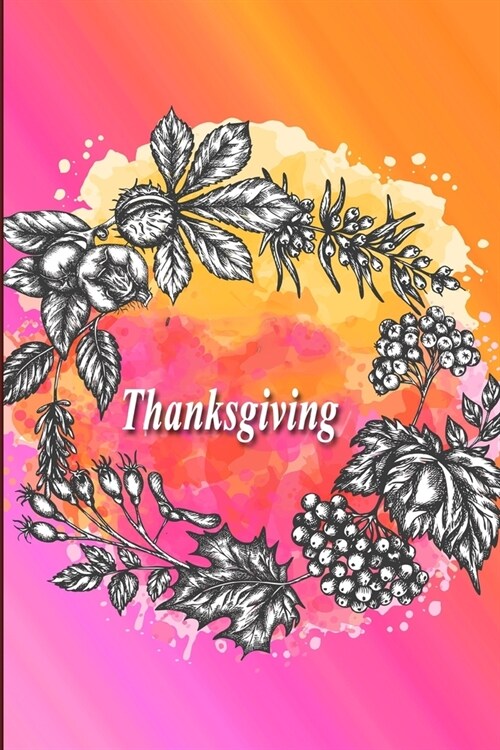 Happy Thanksgiving Gratitude Journal (Paperback)