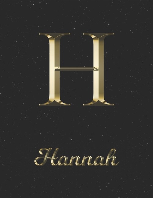 Hannah: 1 Year Daily Planner (12 Months) - Yellow Gold Effect Letter H Initial First Name - 2020 - 2021 - 365 Pages for Planni (Paperback)
