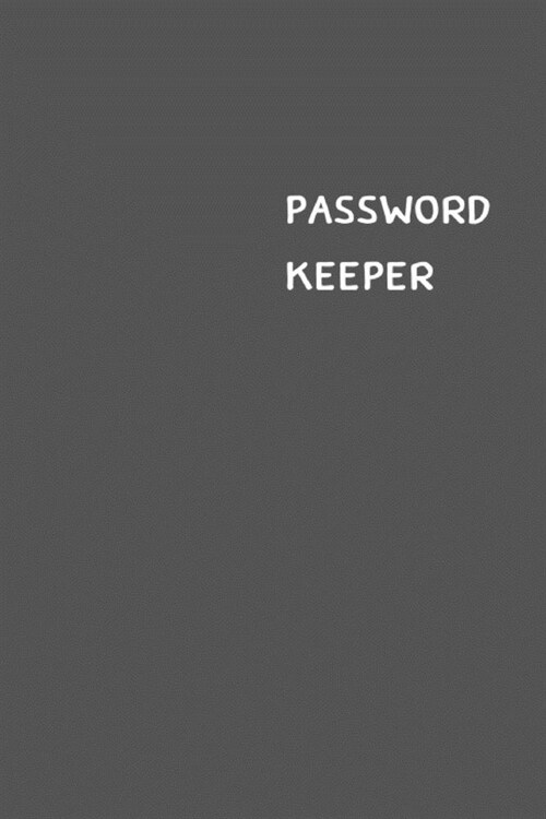 Password Keeper: Size (6 x 9 inches) - 100 Pages - Anchor Cover: Keep your usernames, passwords, social info, web addresses and securit (Paperback)