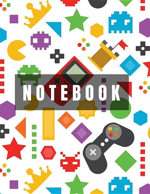 Notebook: game cover (8.5 x 11) inches 110 pages, Blank Unlined Paper for Sketching, Drawing, Whiting, Journaling & Doodling (Paperback)