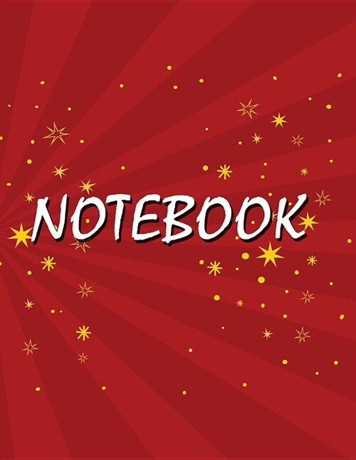 Notebook: ninja cover (8.5 x 11) inches 110 pages, Blank Unlined Paper for Sketching, Drawing, Whiting, Journaling & Doodling (Paperback)