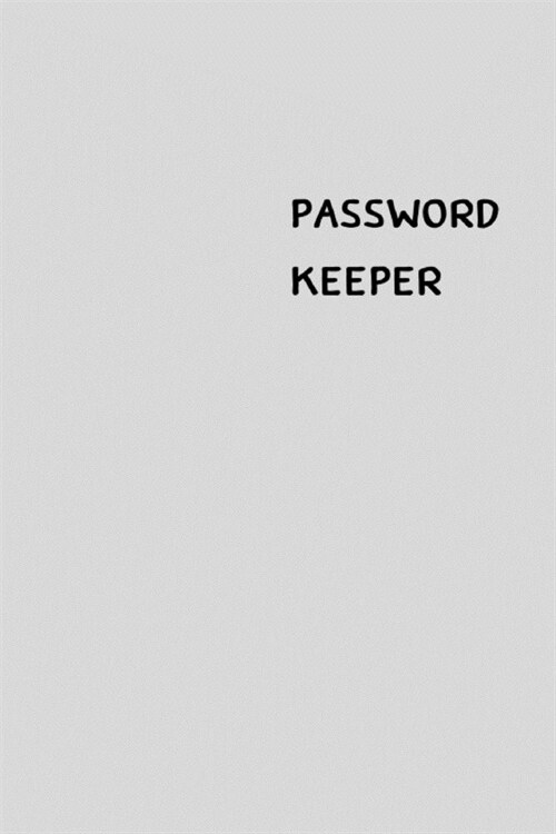 Password Keeper: Size (6 x 9 inches) - 100 Pages - Cloud Cover: Keep your usernames, passwords, social info, web addresses and security (Paperback)