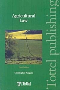 Agricultural Law (Paperback, 3 Rev ed)