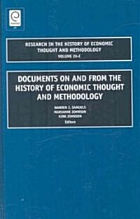 Documents on and from the History of Economic Thought and Methodology (Hardcover)