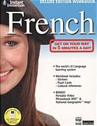 Instant Immersion French [With Stickers and Flash Cards and DVD-ROM] (Paperback, Deluxe)