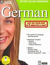 Instant Immersion German [With Stickers and National Geographic Map and Flash Cards and DVD] (Paperback)