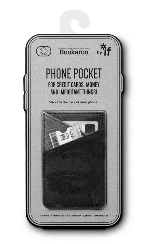 Bookaroo Phone Pocket - Black (Other)