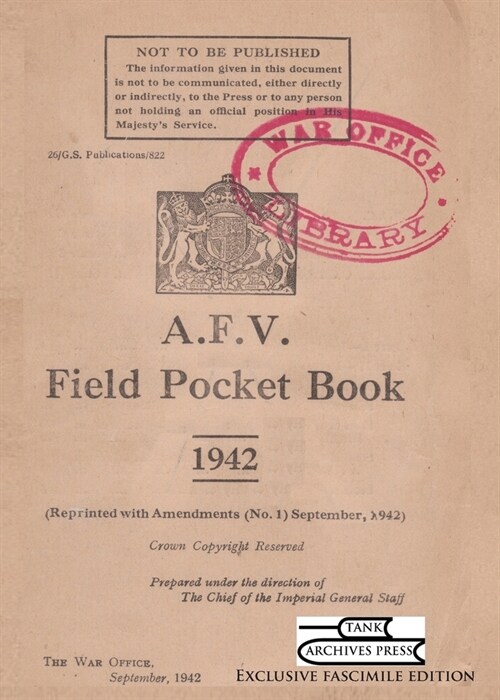 A.F.V. Field Pocket Book 1942 (Paperback)