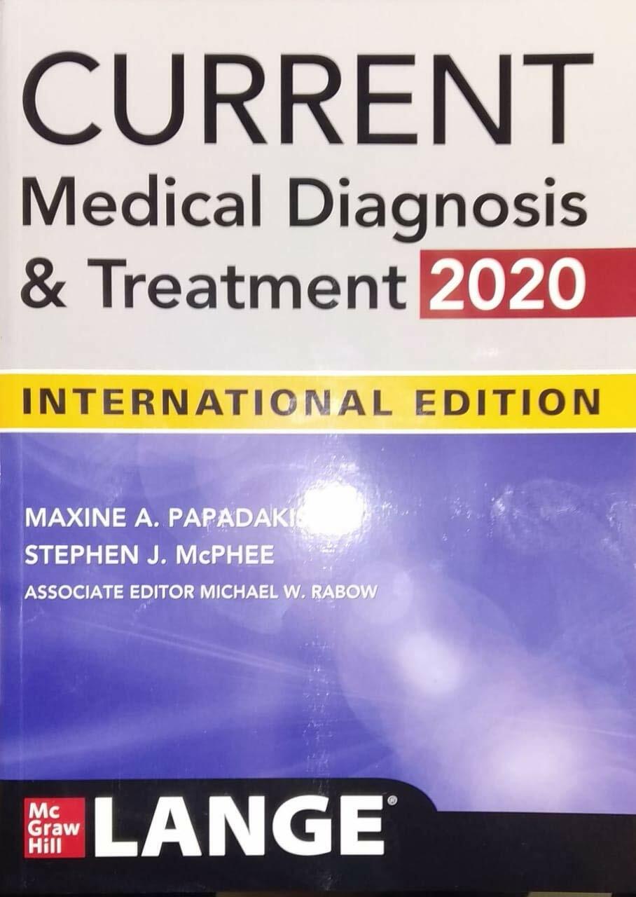 CURRENT Medical Diagnosis and Treatment 2020 (Paperback, 59th, International Edition)