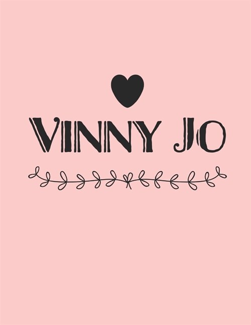 Vinny Jo: A Weekly 2020 Planner From Jan 1-Dec 31st One Page Per Week- To Do List, Gratitude Area To Write In And Stay Organized (Paperback)